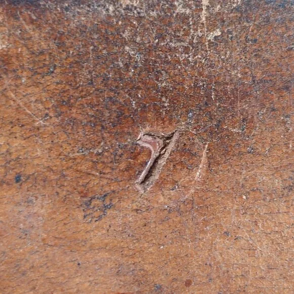 A. Testoni Italian Cognac Brown Leather Dress Shoes Cap-toe Derby Oxfords Mens 8 - Picture 10 of 11